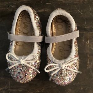Sam Edelman Multicolor Sparkle Toddler Girl Flats